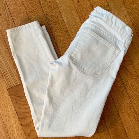 J.Crew Off White Straight Leg Skinny Jeans - Picture 2 of 15